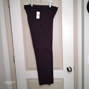 Women's Style & Co Burgundy Eggplant 5 Pocket Skinny Leg Stretch Denim NWT 14